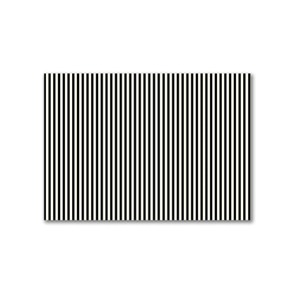 Cotton Canvas Fabric with Thin Black Bars on Pale Cream, FACC-1013-241