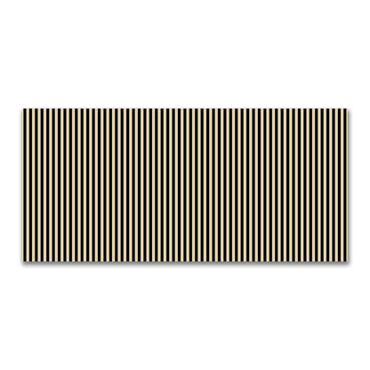 Cotton Canvas Fabric with Black Bars on Tan, FACC-1014-051