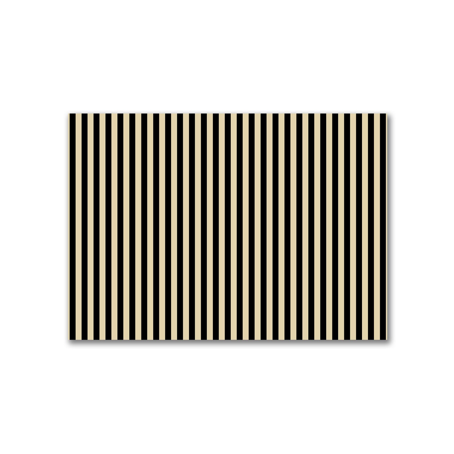 Cotton Canvas Fabric with Black Bars on Tan, FACC-1014-051