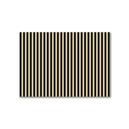 Cotton Canvas Fabric with Black Bars on Tan, FACC-1014-051