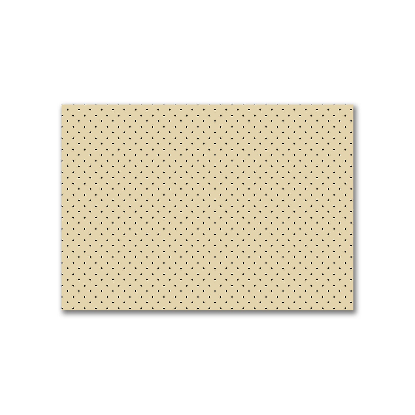 Cotton Canvas Fabric with Black Diamonds on Tan , FACC-1014-101