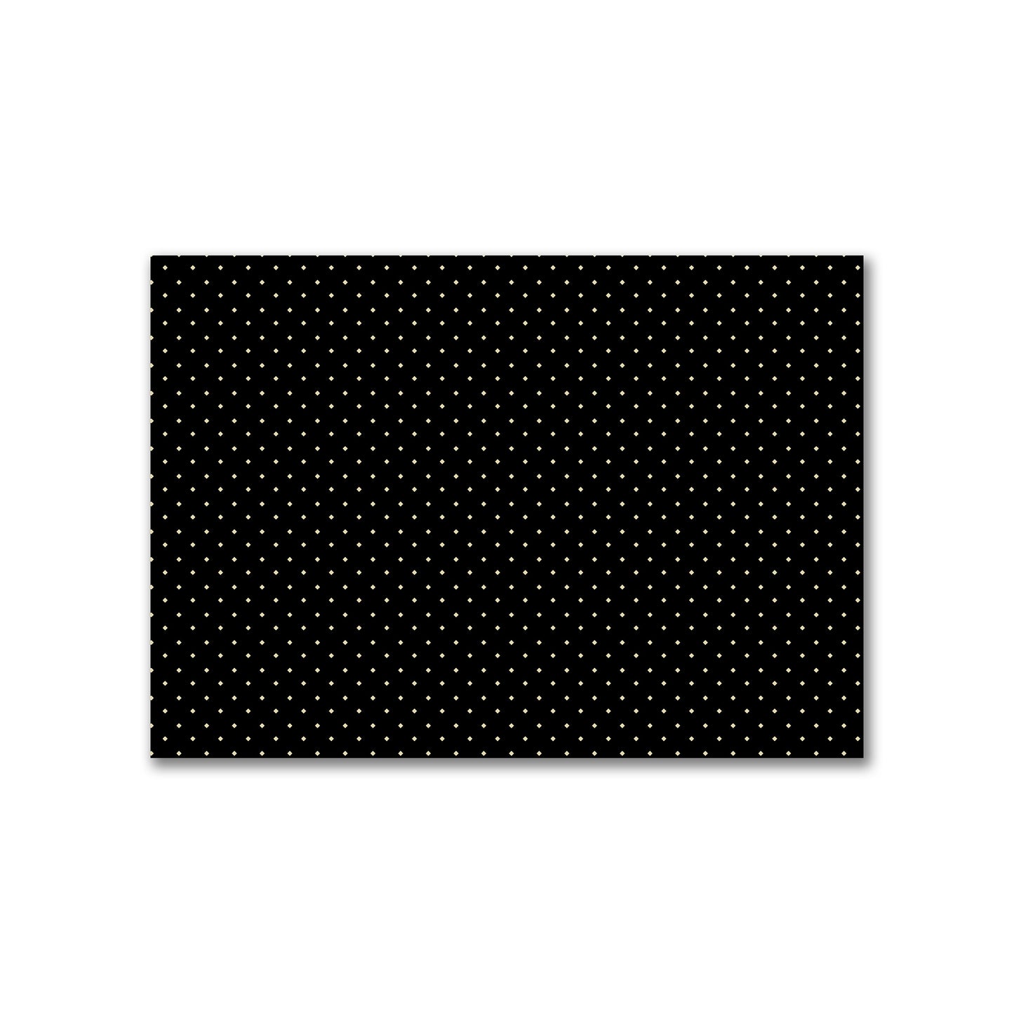 Cotton Canvas Fabric with Tan Diamonds on Black, FACC-1014-102
