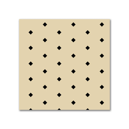 Cotton Canvas Fabric with Fine Black Diamonds on Tan, FACC-1014-111