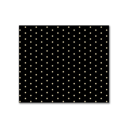 Cotton Canvas Fabric with Fine Tan Diamonds on Black, FACC-1014-112
