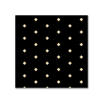 Cotton Canvas Fabric with Fine Tan Diamonds on Black, FACC-1014-112