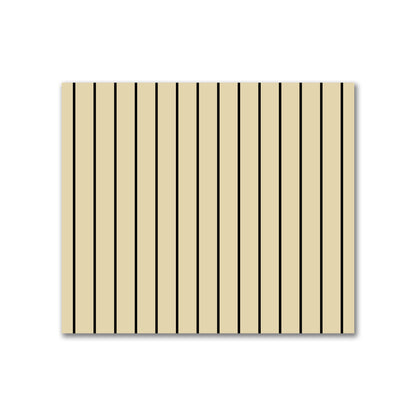 Cotton Canvas Fabric with Fine Black Stripes on Tan, FACC-1014-151