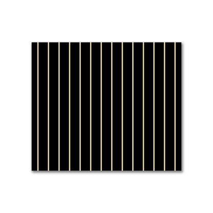 Cotton Canvas Fabric with Fine Tan Stripes on Black, FACC-1014-152
