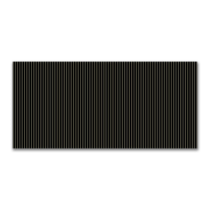 Cotton Canvas Fabric with Fine Tan Stripes on Black, FACC-1014-152