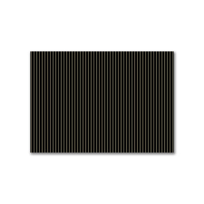 Cotton Canvas Fabric with Fine Tan Stripes on Black, FACC-1014-152