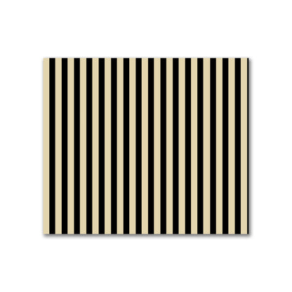 Cotton Canvas Fabric with Thin Black Bars on Tan, FACC-1014-241