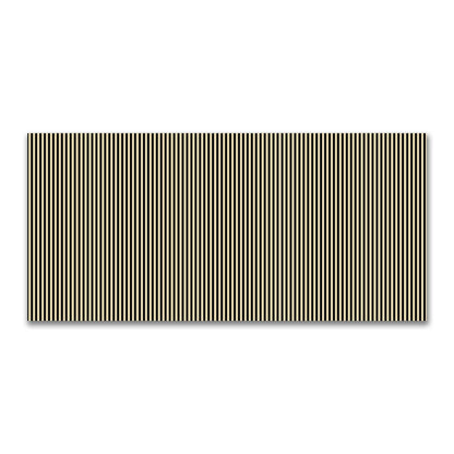 Cotton Canvas Fabric with Thin Black Bars on Tan, FACC-1014-241