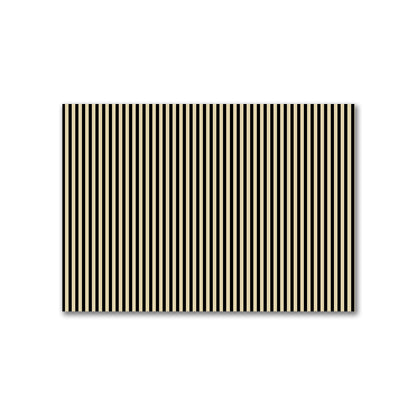 Cotton Canvas Fabric with Thin Black Bars on Tan, FACC-1014-241