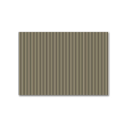Cotton Canvas Fabric with Thin Black Bars on Tan, FACC-1014-241