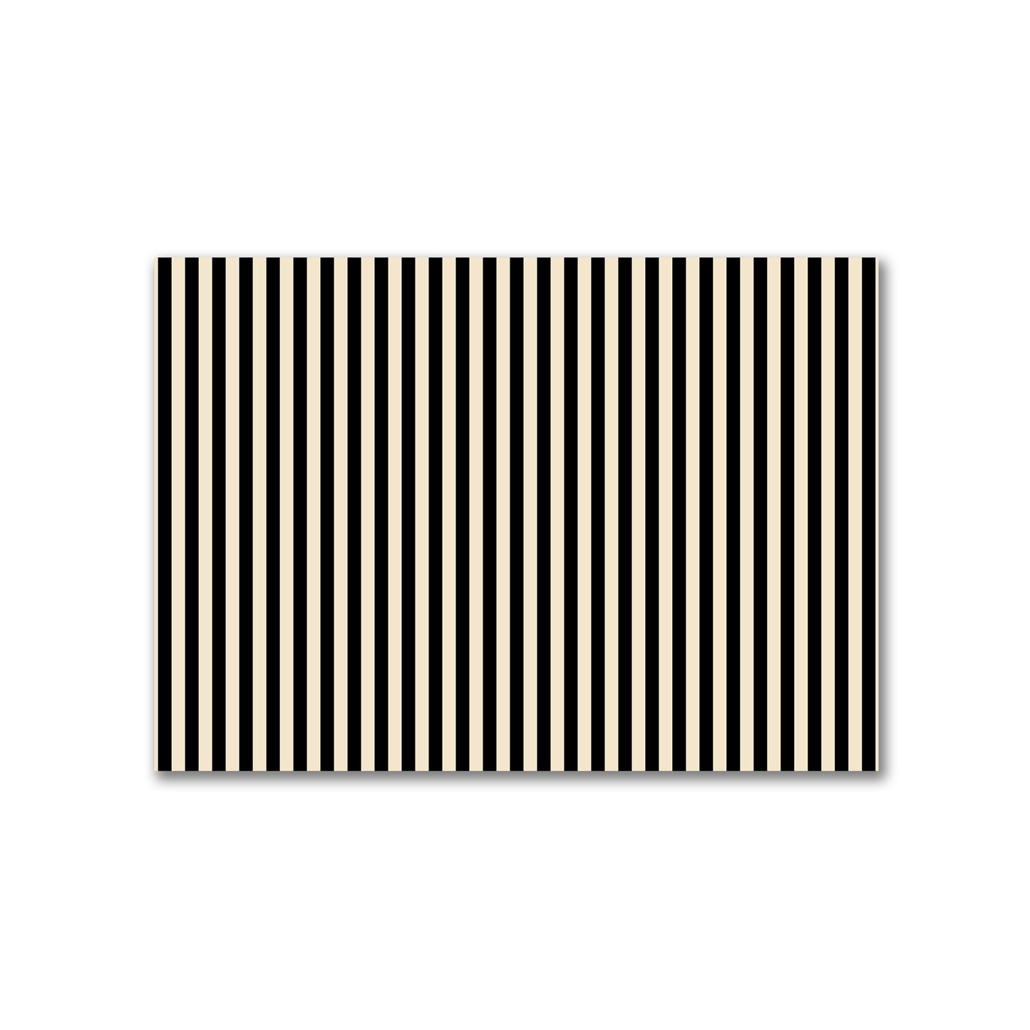 Cotton Canvas Fabric with Black Bars on Beige, FACC-1015-051