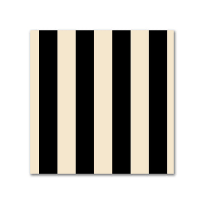 Cotton Canvas Fabric with Black Bars on Beige, FACC-1015-051