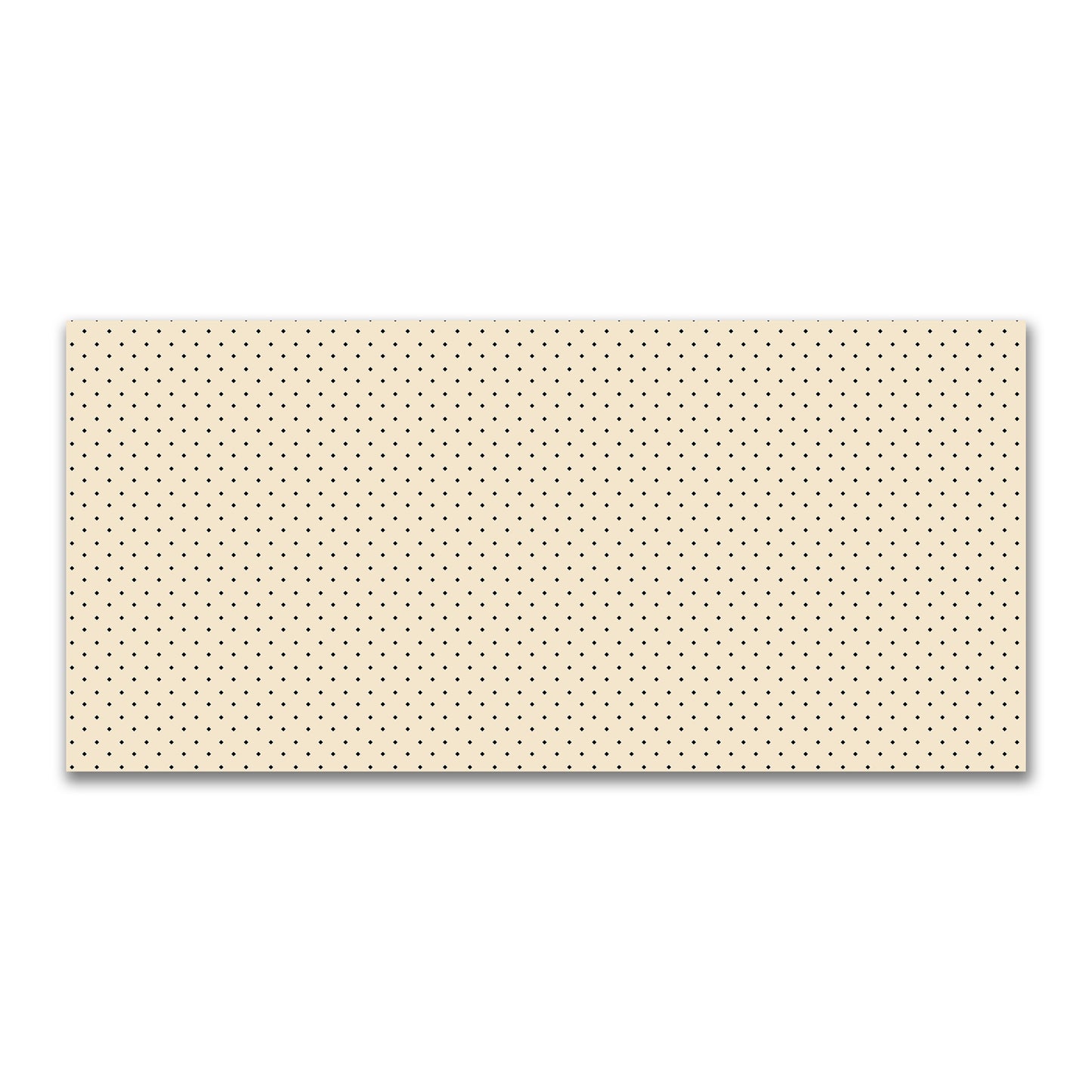 Cotton Canvas Fabric with Black Diamonds on Beige, FACC-1015-101