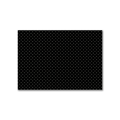 Cotton Canvas Fabric with Beige Diamonds on Black, FACC-1015-102
