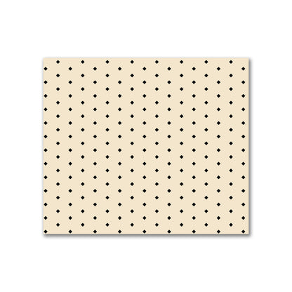 Cotton Canvas Fabric with Fine Black Diamonds on Beige, FACC-1015-111