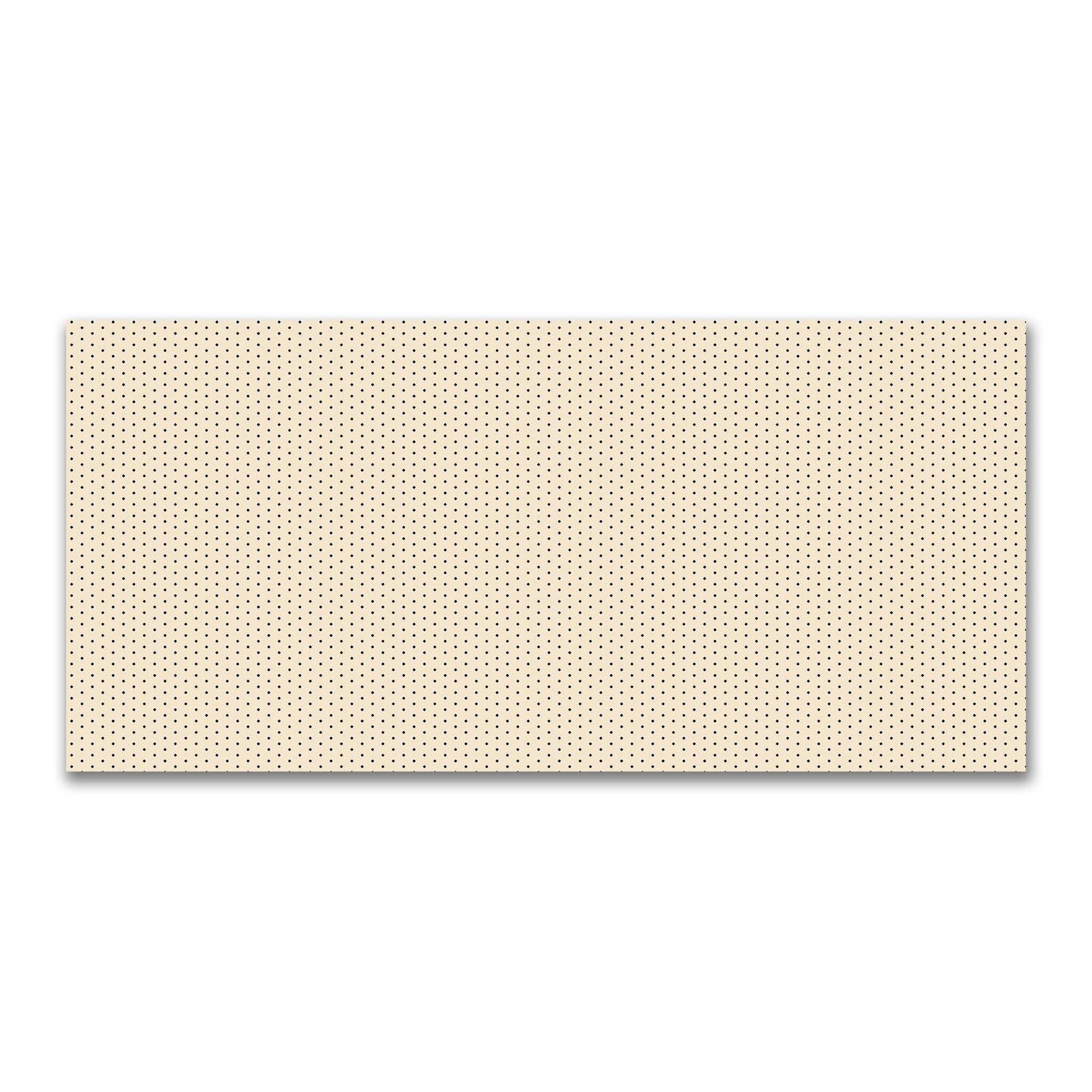 Cotton Canvas Fabric with Fine Black Diamonds on Beige, FACC-1015-111