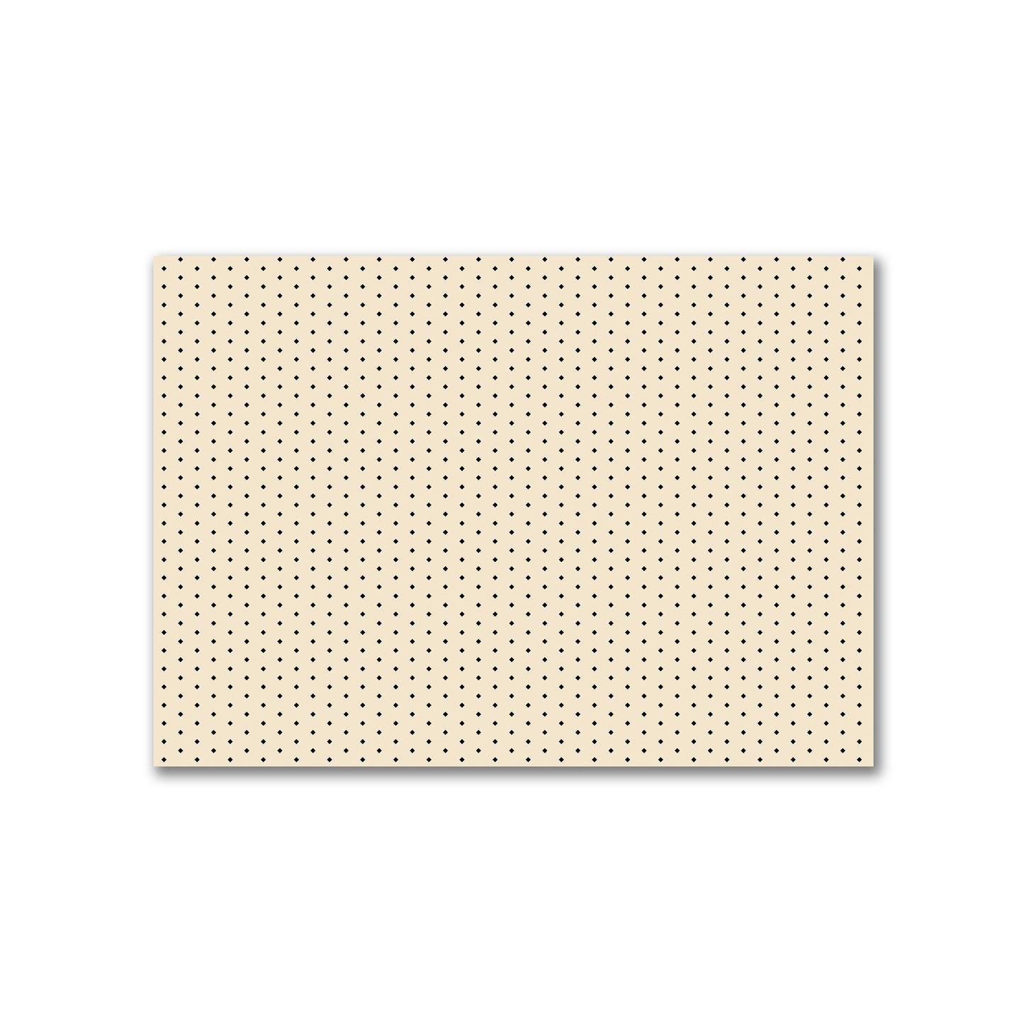 Cotton Canvas Fabric with Fine Black Diamonds on Beige, FACC-1015-111
