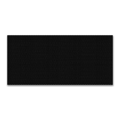 Cotton Canvas Fabric with Fine Beige Diamonds on Black, FACC-1015-112