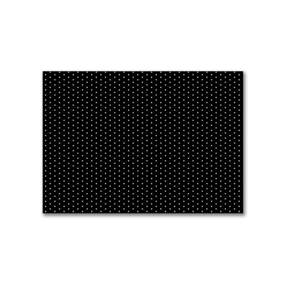 Cotton Canvas Fabric with Fine Beige Diamonds on Black, FACC-1015-112