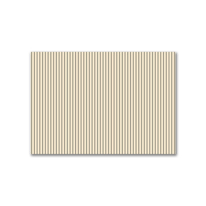 Cotton Canvas Fabric with Fine Black Stripes on Beige, FACC-1015-151