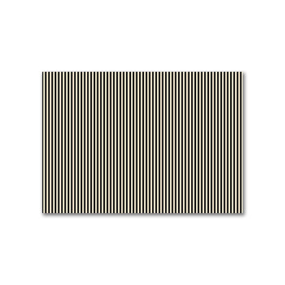 Cotton Canvas Fabric with Thin Black Bars on Beige, FACC-1015-241