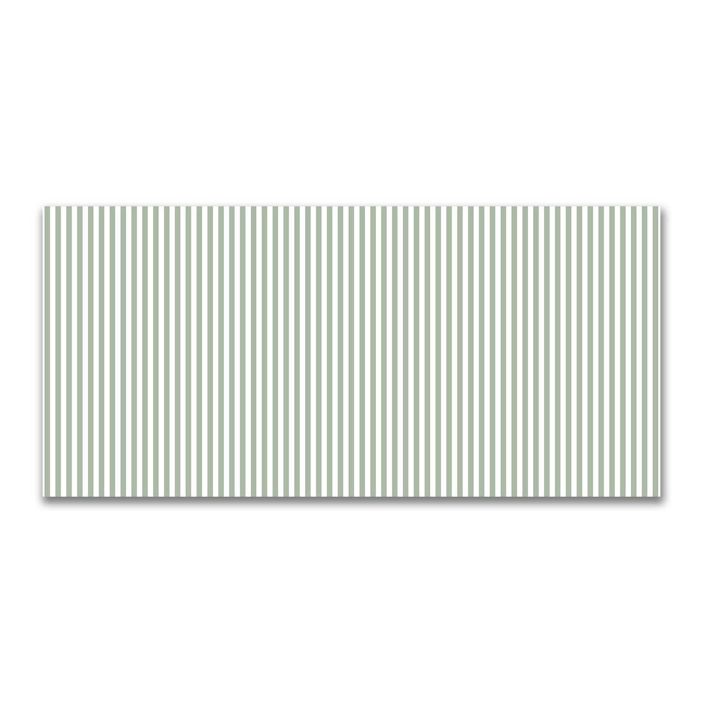 Off-White Cotton Canvas Fabric with Green Bars, FACC-1052-051