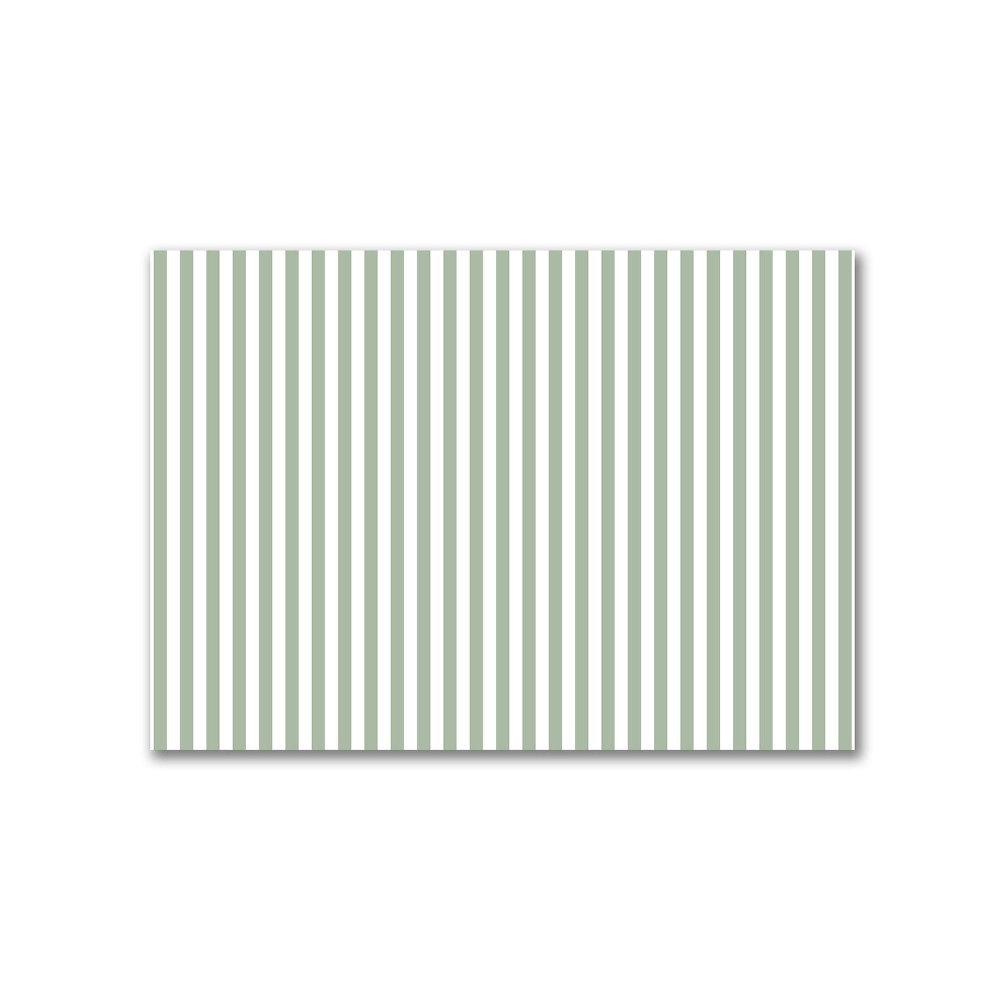 Off-White Cotton Canvas Fabric with Green Bars, FACC-1052-051