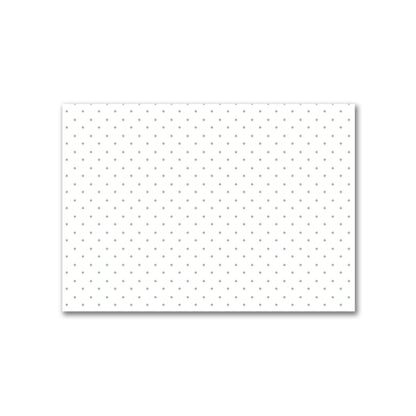 Off-White Cotton Canvas Fabric with Green Diamonds, FACC-1052-101