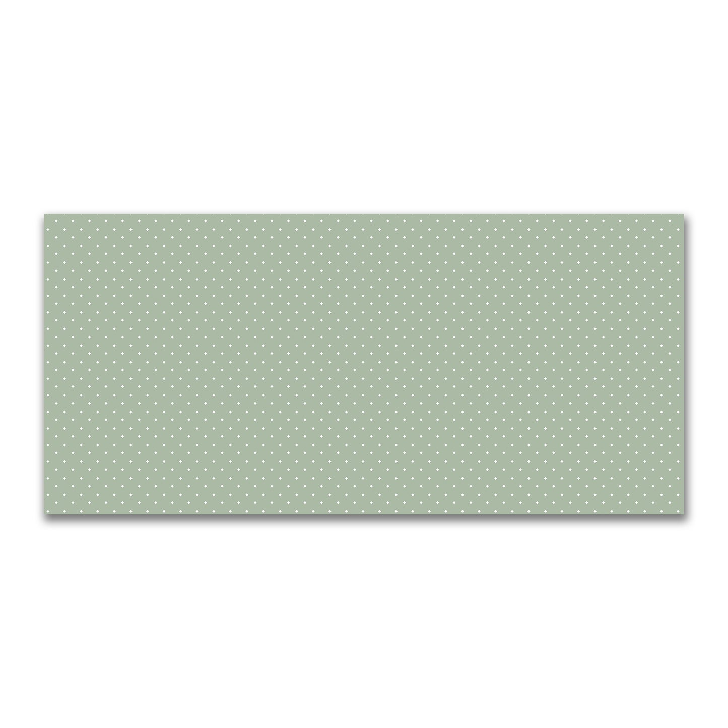 Cotton Canvas Fabric with Off-White Diamonds on Green, FACC-1052-102