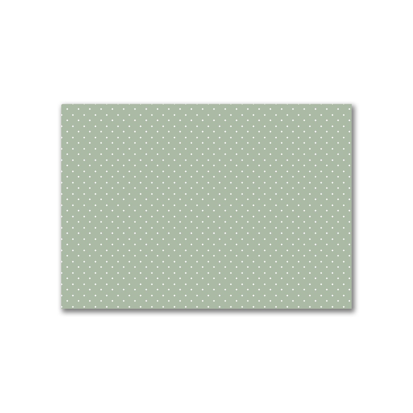 Cotton Canvas Fabric with Off-White Diamonds on Green, FACC-1052-102