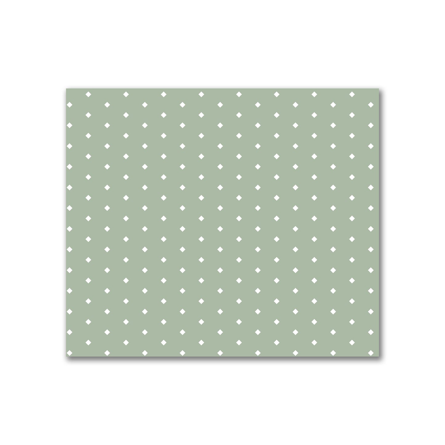 Cotton Canvas Fabric with Fine Off-White Diamonds on Green, FACC-1052-112