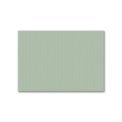 Cotton Canvas Fabric with Fine Off-White Diamonds on Green, FACC-1052-112