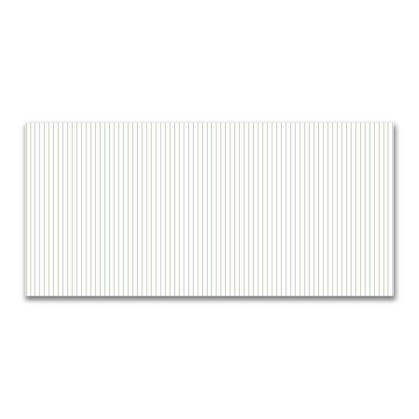 Off-White Cotton Canvas Fabric with Fine Green Stripes, FACC-1052-151