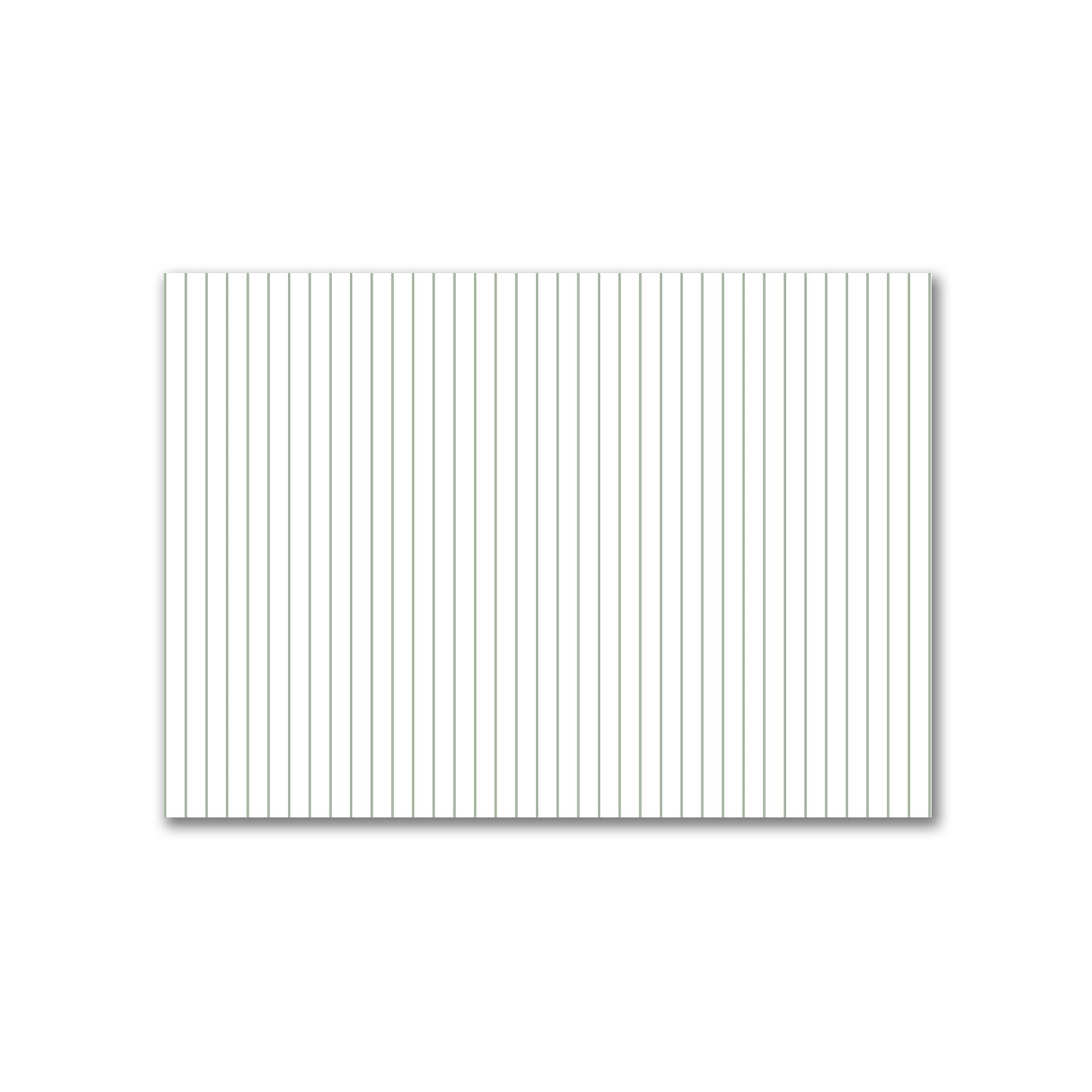 Off-White Cotton Canvas Fabric with Fine Green Stripes, FACC-1052-151