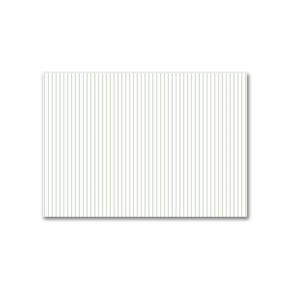 Off-White Cotton Canvas Fabric with Fine Green Stripes, FACC-1052-151