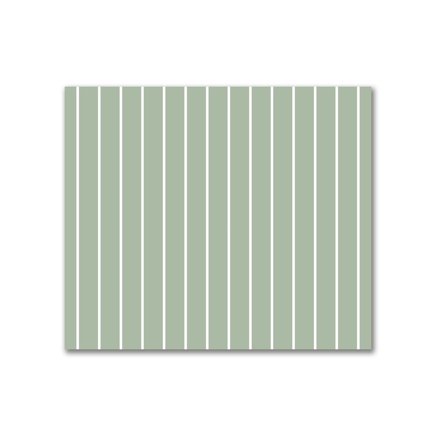 Cotton Canvas Fabric with Fine Off-White Stripes on Green, FACC-1052-152