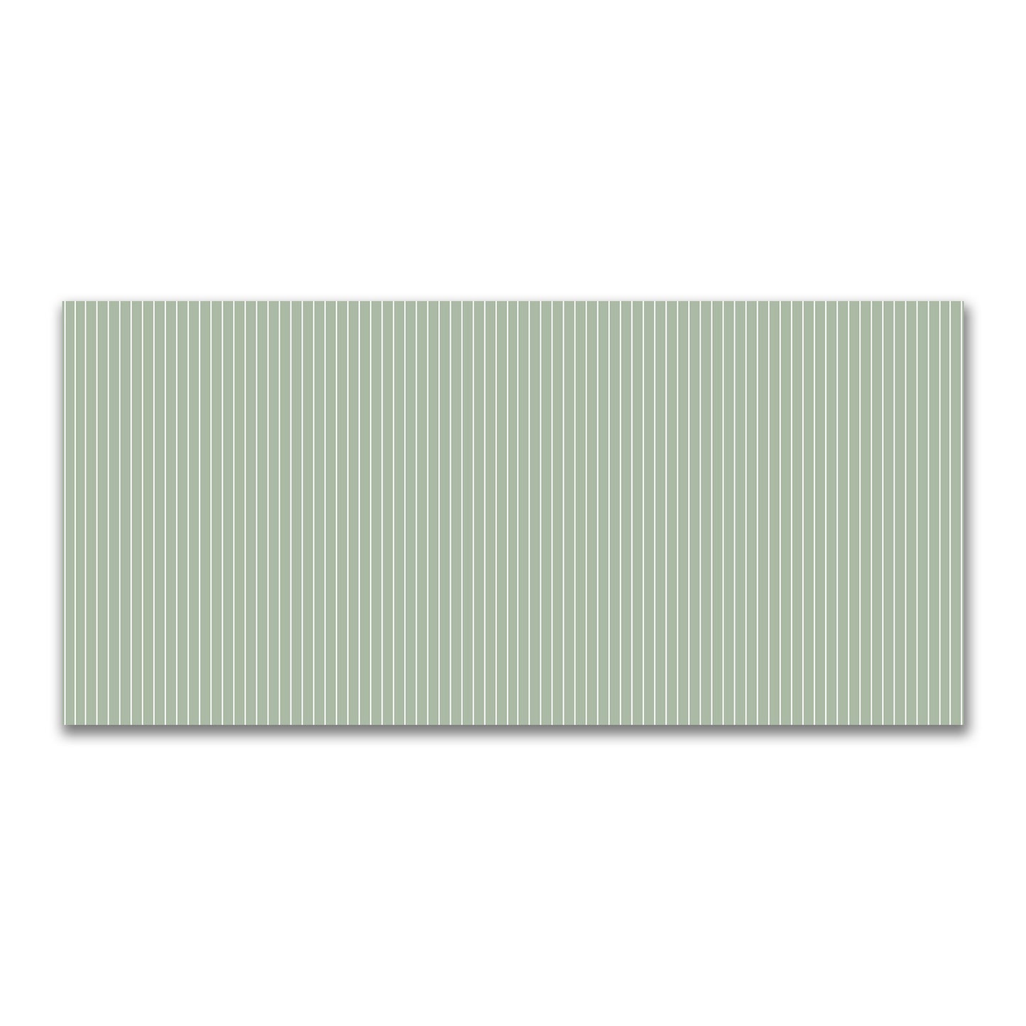 Cotton Canvas Fabric with Fine Off-White Stripes on Green, FACC-1052-152