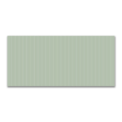 Cotton Canvas Fabric with Fine Off-White Stripes on Green, FACC-1052-152