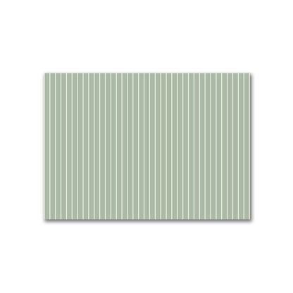 Cotton Canvas Fabric with Fine Off-White Stripes on Green, FACC-1052-152