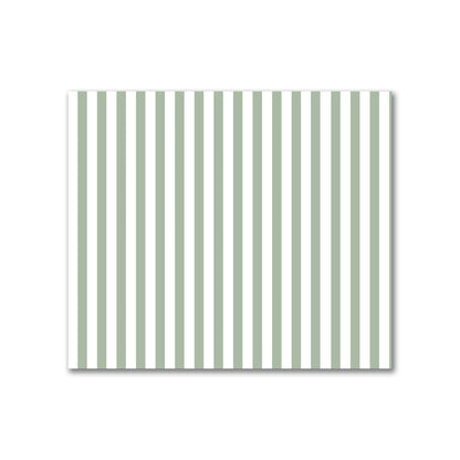 Off-White Cotton Canvas Fabric with Thin Green Bars, FACC-1052-241