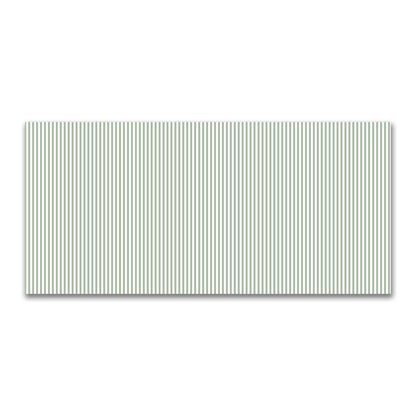 Off-White Cotton Canvas Fabric with Thin Green Bars, FACC-1052-241