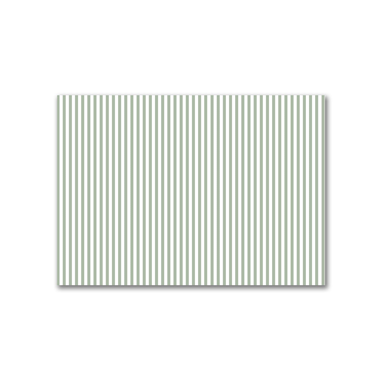 Off-White Cotton Canvas Fabric with Thin Green Bars, FACC-1052-241