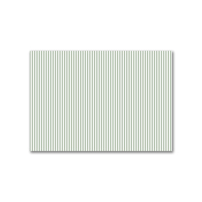Off-White Cotton Canvas Fabric with Thin Green Bars, FACC-1052-241
