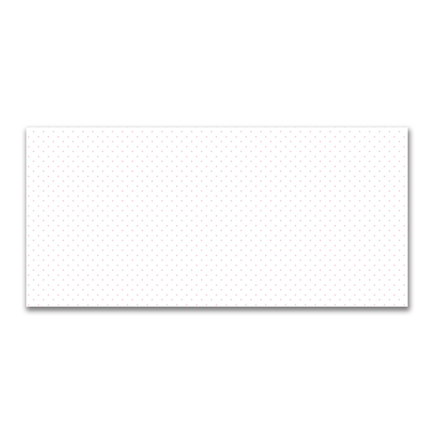 Off-White Cotton Canvas Fabric with Pink Diamonds, FACC-1081-101