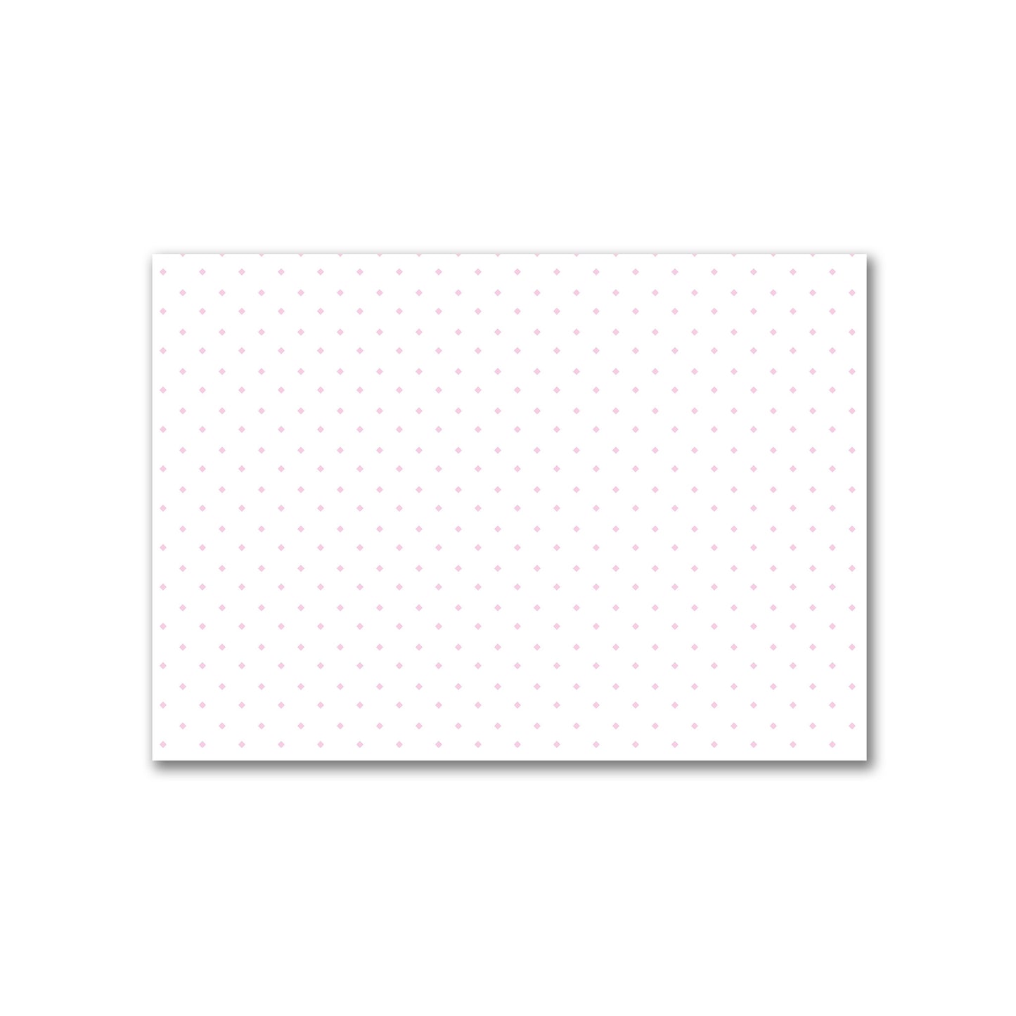 Off-White Cotton Canvas Fabric with Pink Diamonds, FACC-1081-101