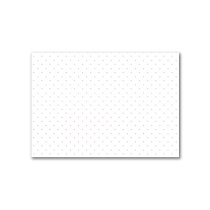 Off-White Cotton Canvas Fabric with Pink Diamonds, FACC-1081-101