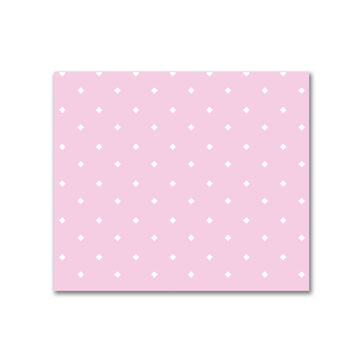 Cotton Canvas Fabric with Off-White Diamonds on Pink, FACC-1081-102